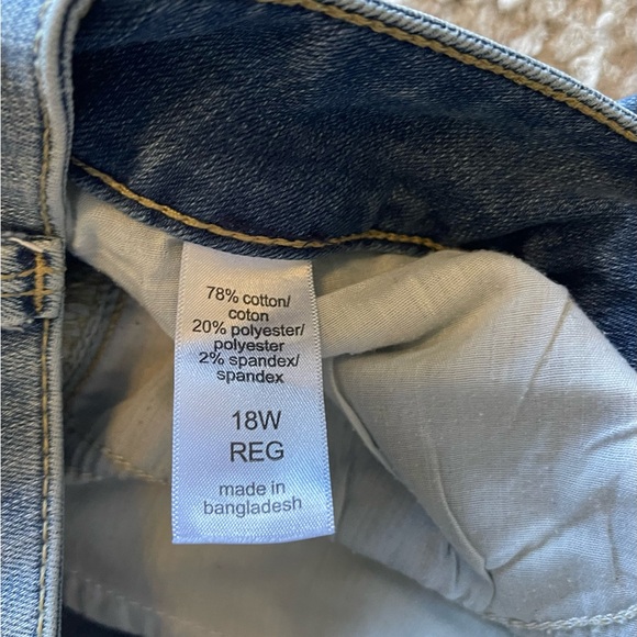 Maurices jeans with plaid cuff - Picture 3 of 5